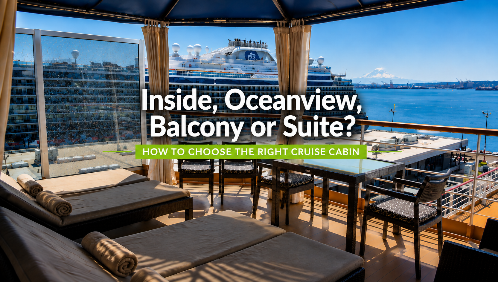 Choosing the right room on a cruise